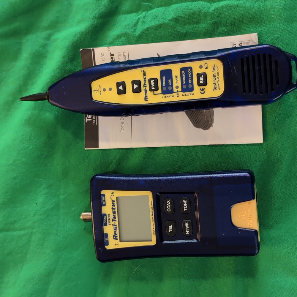 Test-Um TP300, Resi-Tester and Test-Um TT300 Resi-Tracer